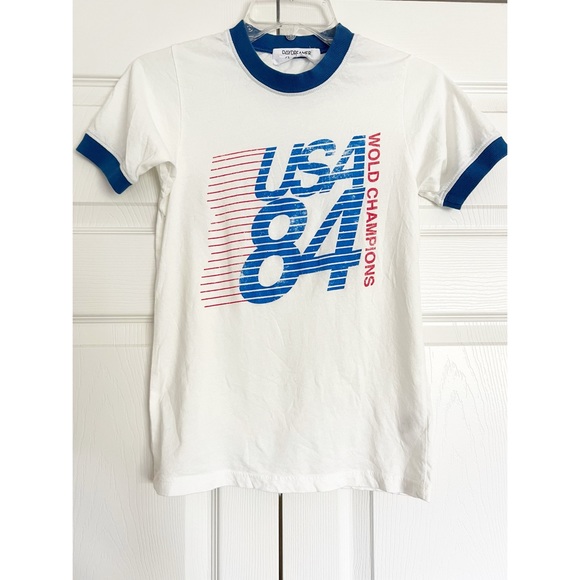 Daydreamer Free People USA 84 Retro Tee Misprint Top size Small - Picture 2 of 9